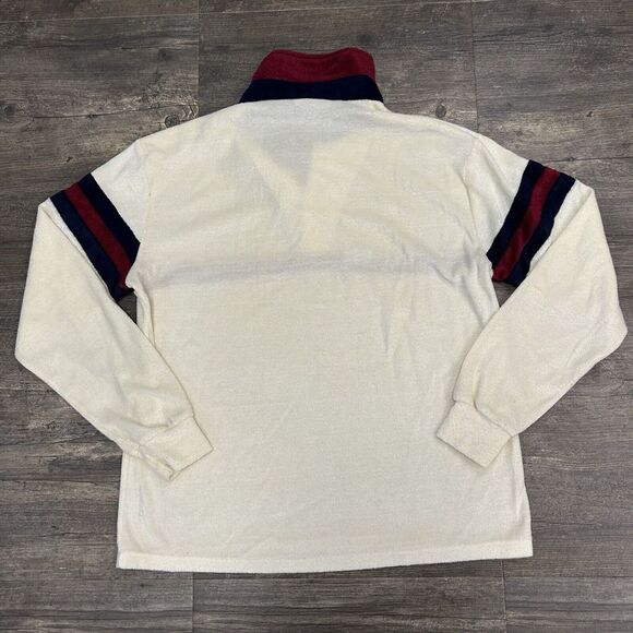 Vintage Kennington California Terry Cloth Polo Men NO SIZE TAG Grunge (237) - Picture 8 of 8